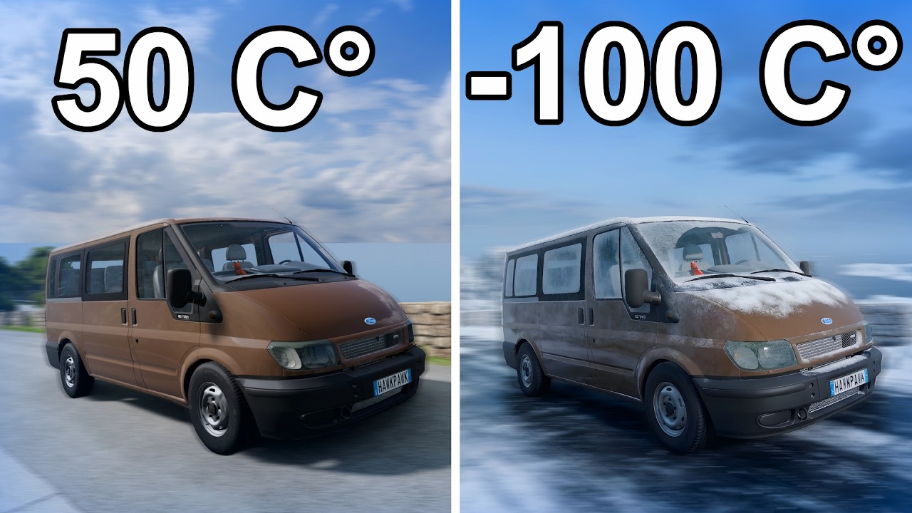 Temperature Drops With Every Crash! │ Beam.ng Drive