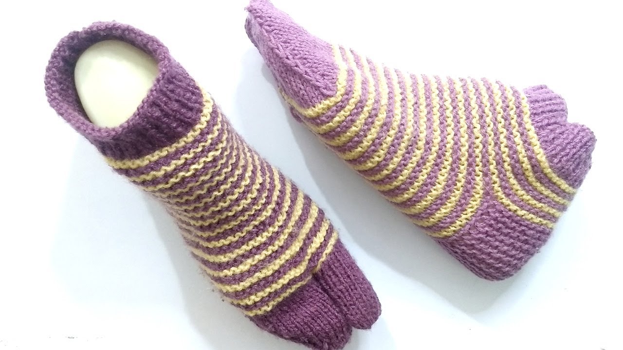 Knitting Thumb Socks , Woolen Shoes , Socks