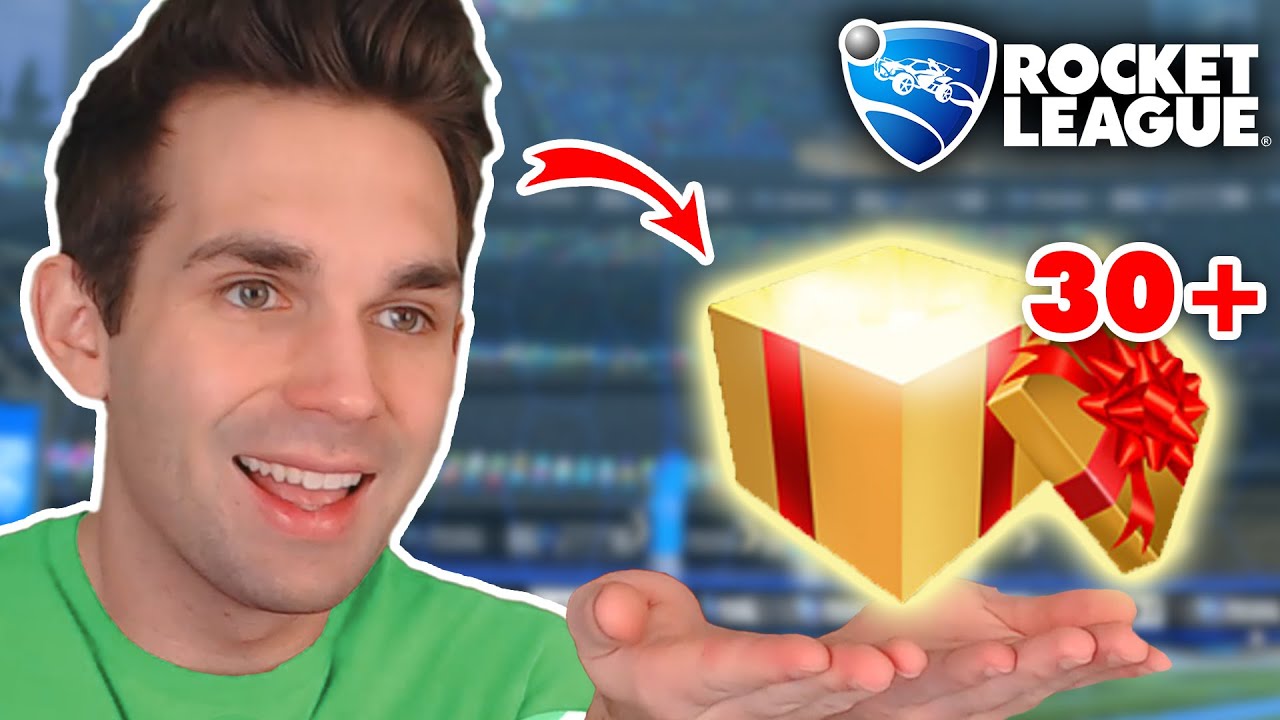 OPENING 30 *NEW* GOLDEN GIFTS IN ROCKET LEAGUE (Golden Gift 2020 Crate Opening)