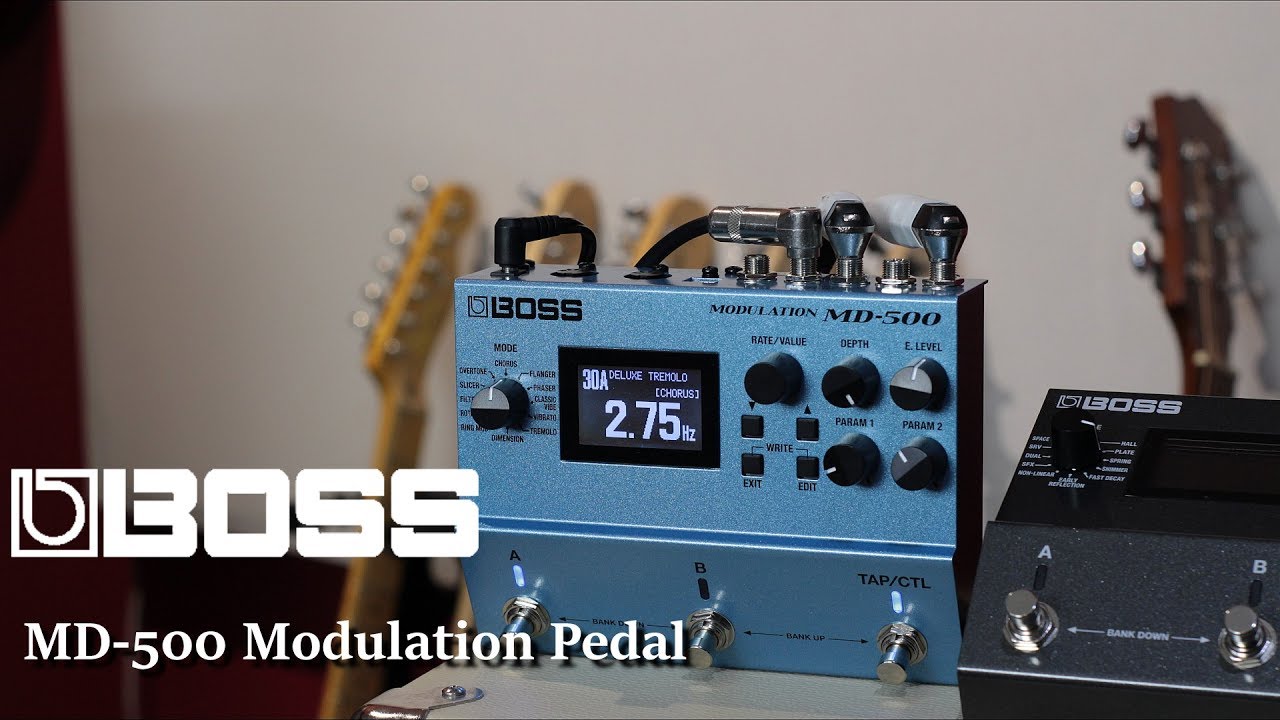 BOSS MD-500 Modulation pedal full demo : It's Stunning!