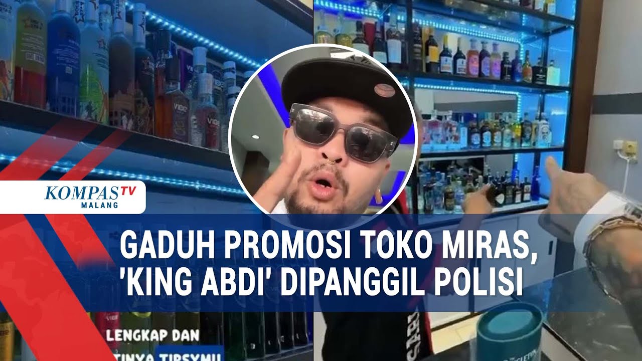 Promosikan Toko Miras, Food Vlogger 'King Abdi' Dipanggil Polisi