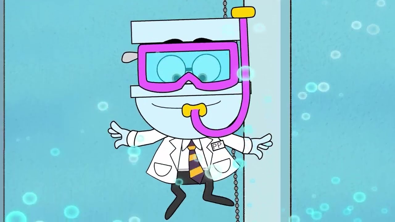 Professor Potty Shows How A Toilet Works
