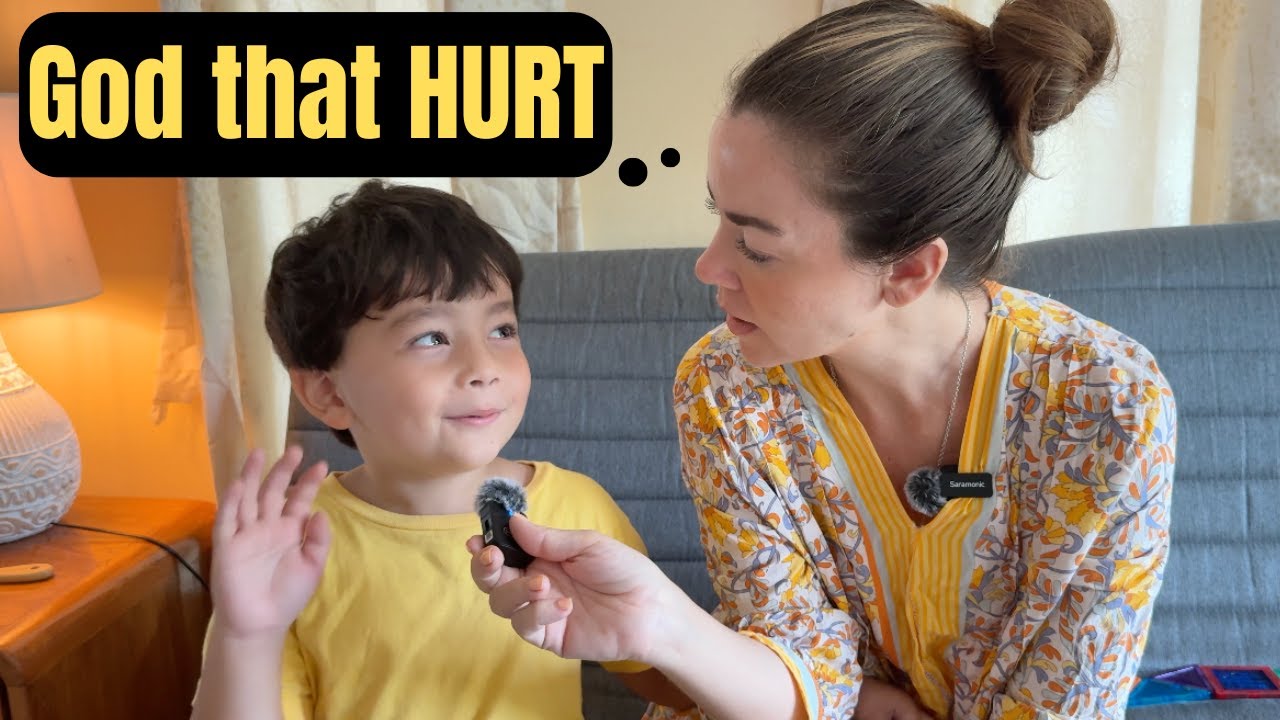 Interviewing my 4 year old (he isn't holding back)!
