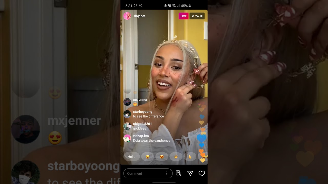 Doja Cat Talks With Ashnikko | Doja Cat Ig Live 4/16 Part 2