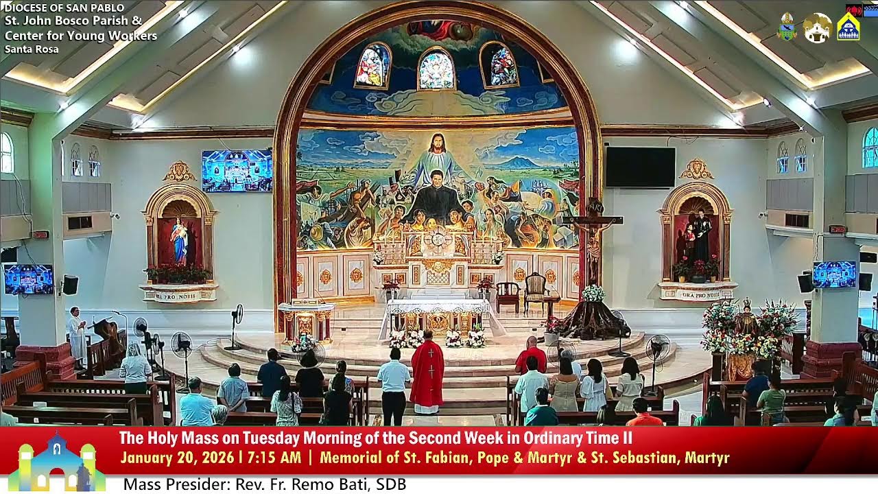 January 20 2026 7:15AM Rosary and Holy Mass on Tuesday in the 2nd Week of Ordinary Time