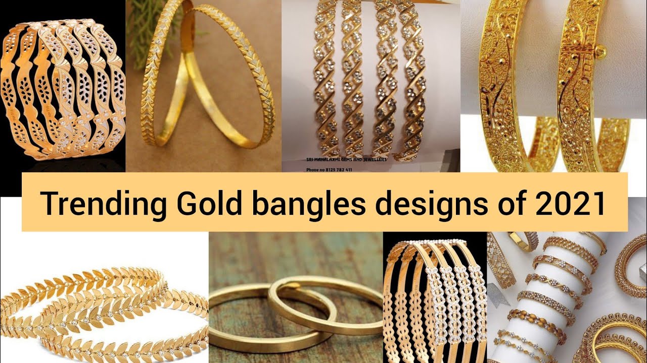 Latest Gold Bangles designs for girls 2021|| Beautiful gold bangles designs of 2021