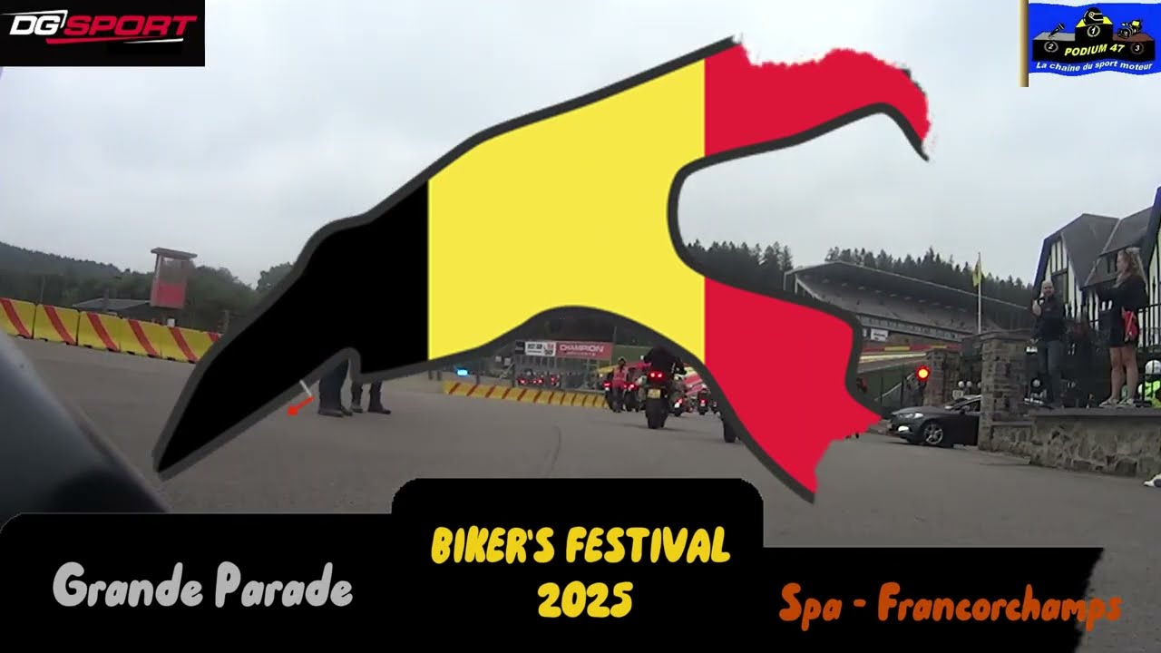 BIKER'S FESTIVAL 2025 - Spa Francorchamps - La Grande PARADE