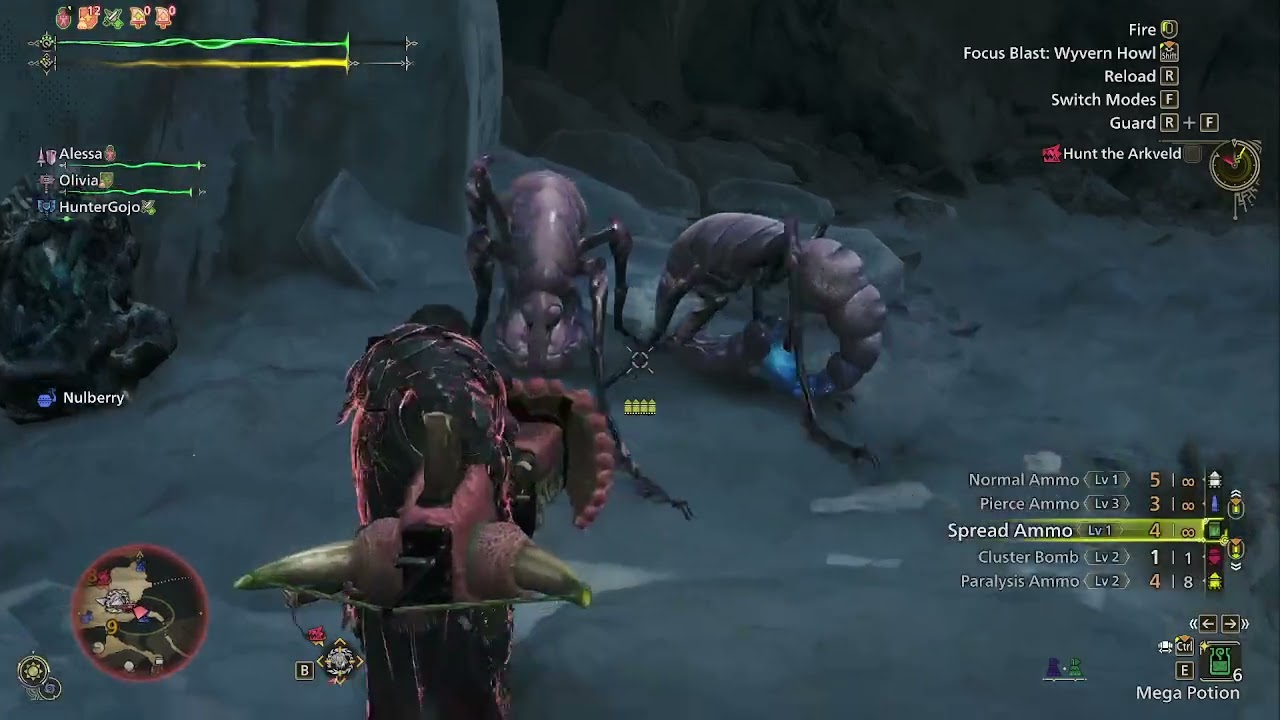 Monster Hunter Wilds - Heavy Bow Gun - Hunting an Arkveld