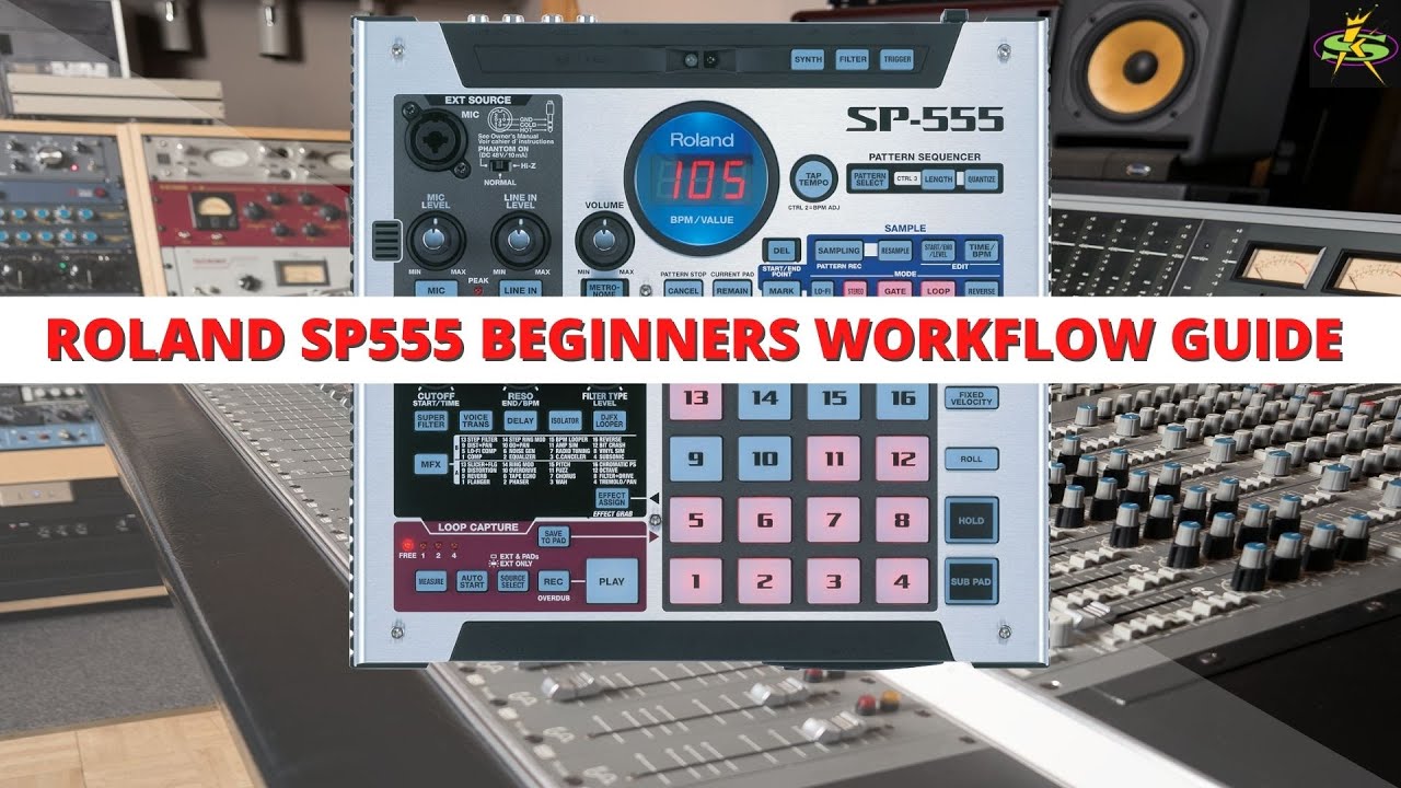 ROLAND SP555 workflow Video