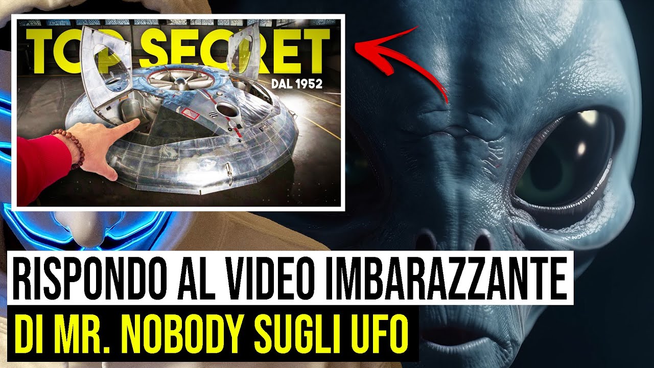 GLI ALIENI NELLA MENTE - Rispondo al video di MRNBD sugli UFO