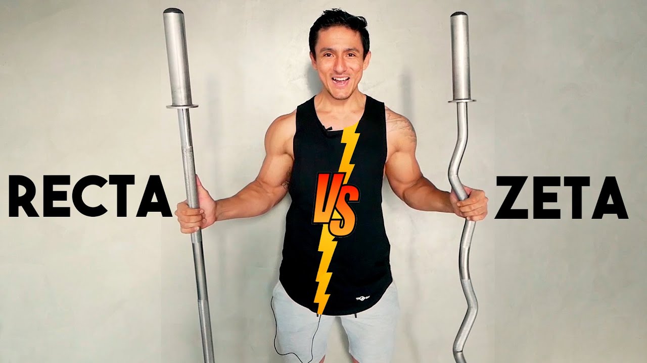 Barra Recta vs BARRA Z ¿Cuál es mejor para sacar BRAZOS EN CASA?