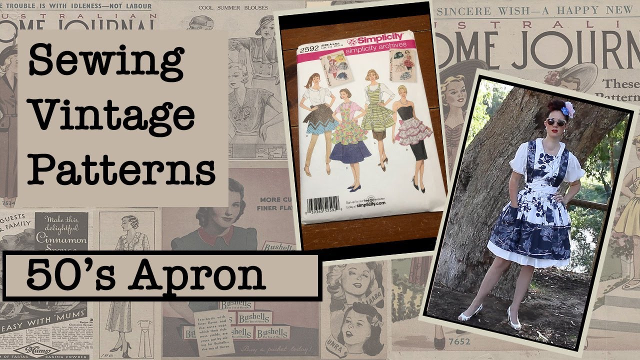 Making 50's Apron from Quilt Cover