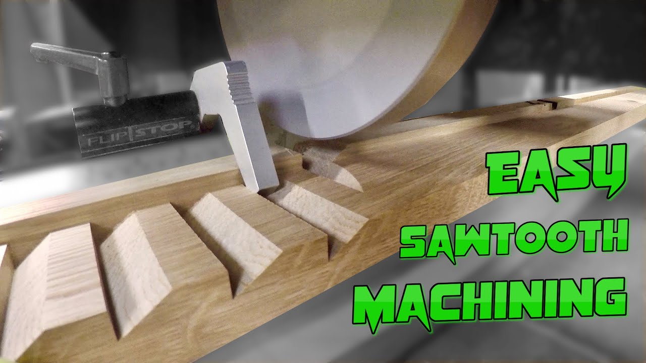 Machining Sawtooth Shelf Strip. Adjustable Cabinet Shelving