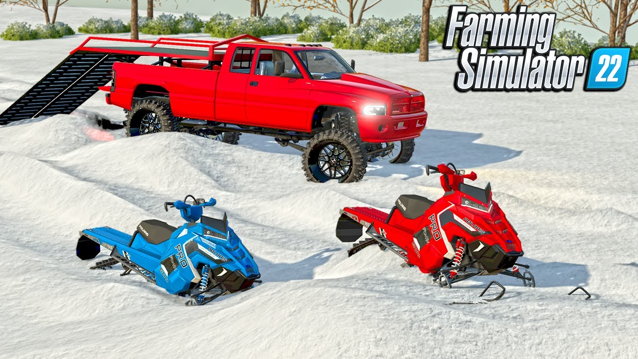 JUMPING SNOWMOBILE ON A DIRT BIKE TRACK!