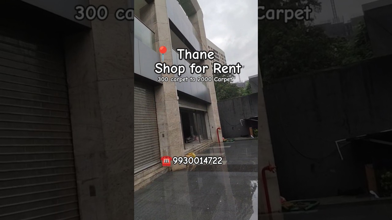 Shop for Rent at Thane Pokhran Road ☎️9930014722 #shopforrent #thane #commercialpropertythane