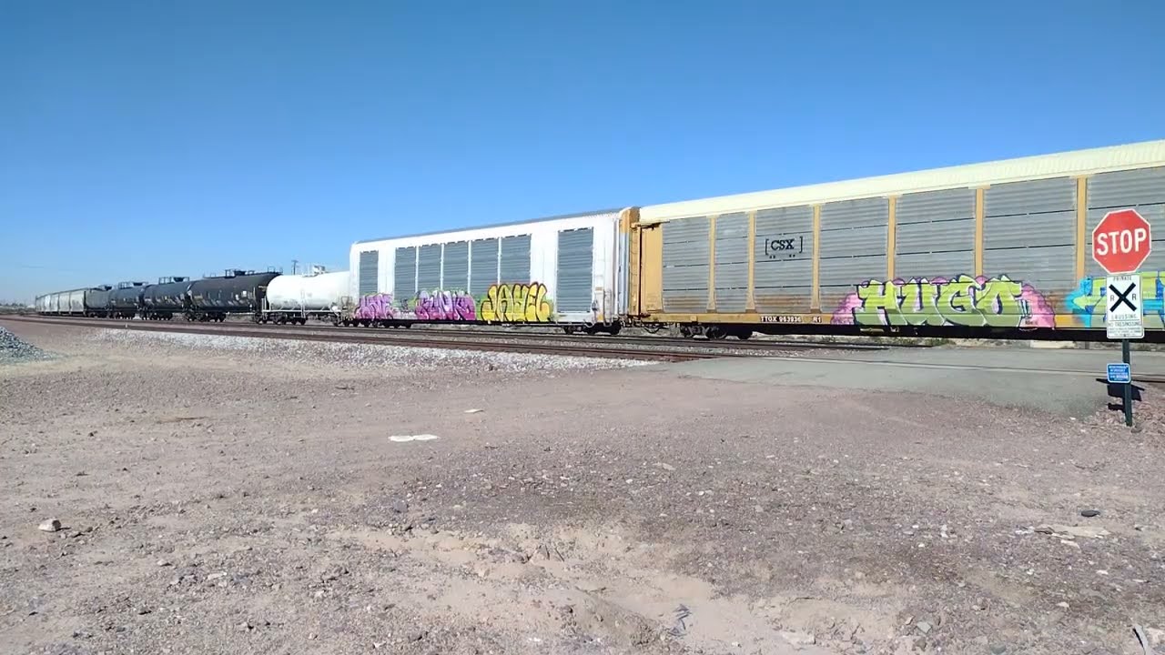 Duo Trains Meet At Nebo CA! #bigbossrailfanner