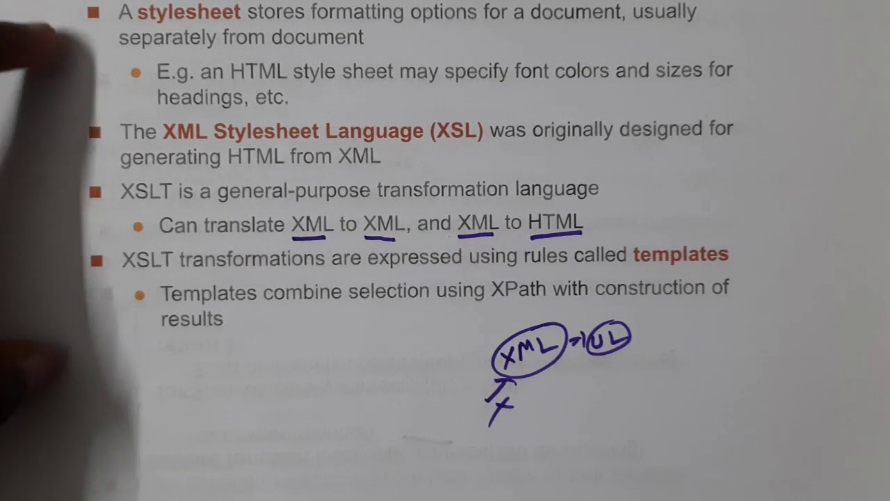 2.11 XSLT