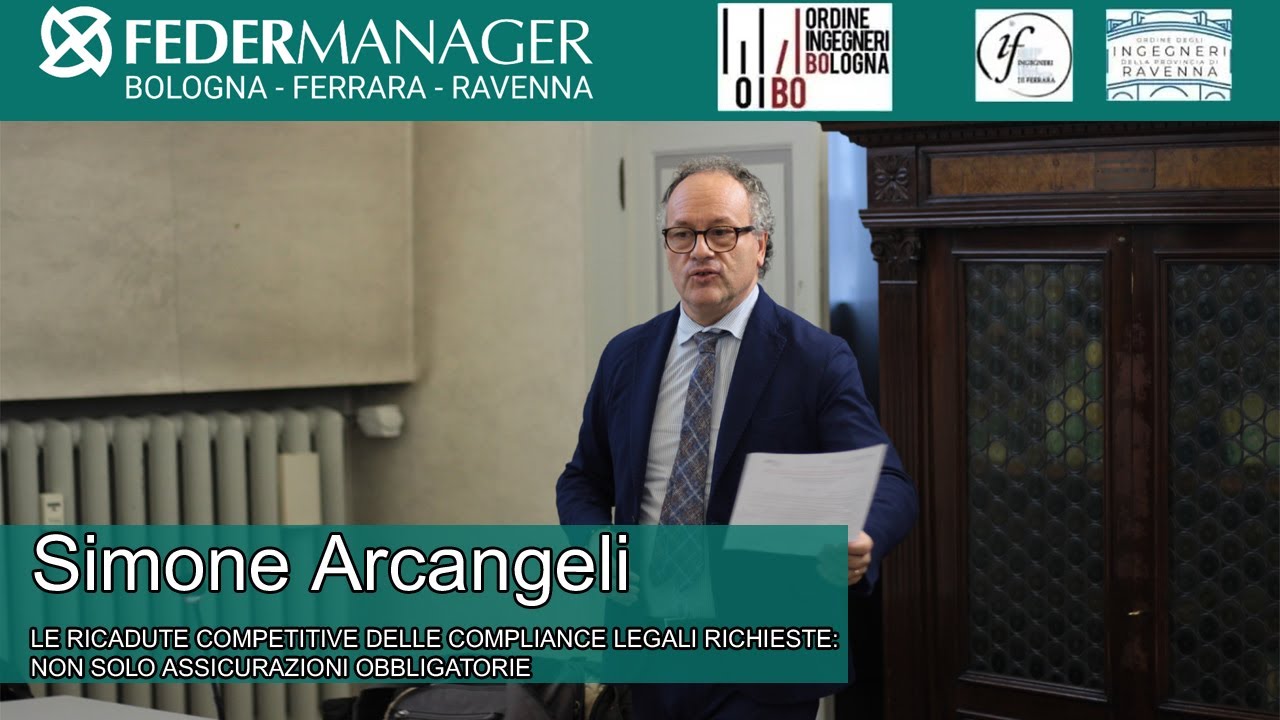 Simone Arcangeli al Convegno Federmanager 