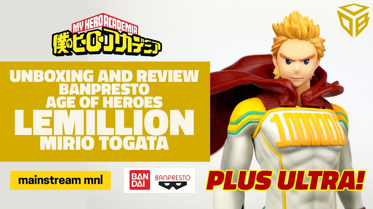 Lemillion - Mirio Togata - Age of Heroes - Banpresto | Unboxing & Review | Out of Box Collector