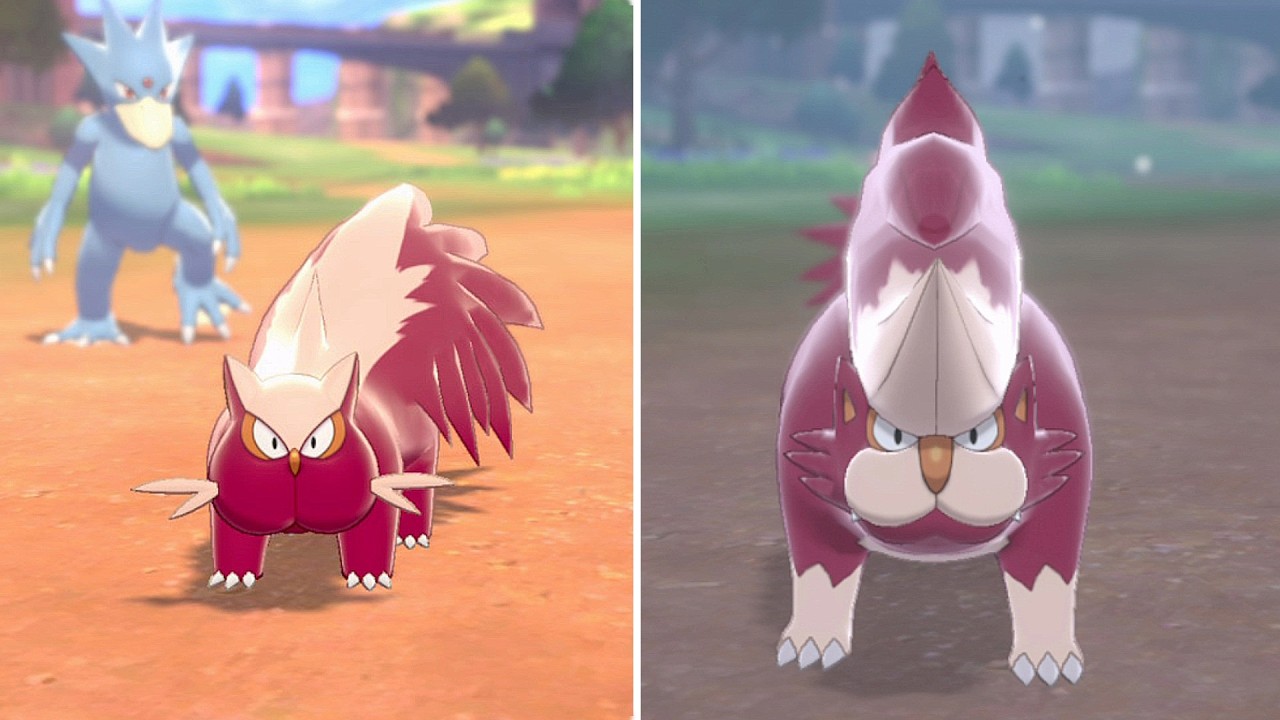 SHINY STUNKY and SKUNTANK after 4510 ENCOUNTERS in POKEMON SHIELD