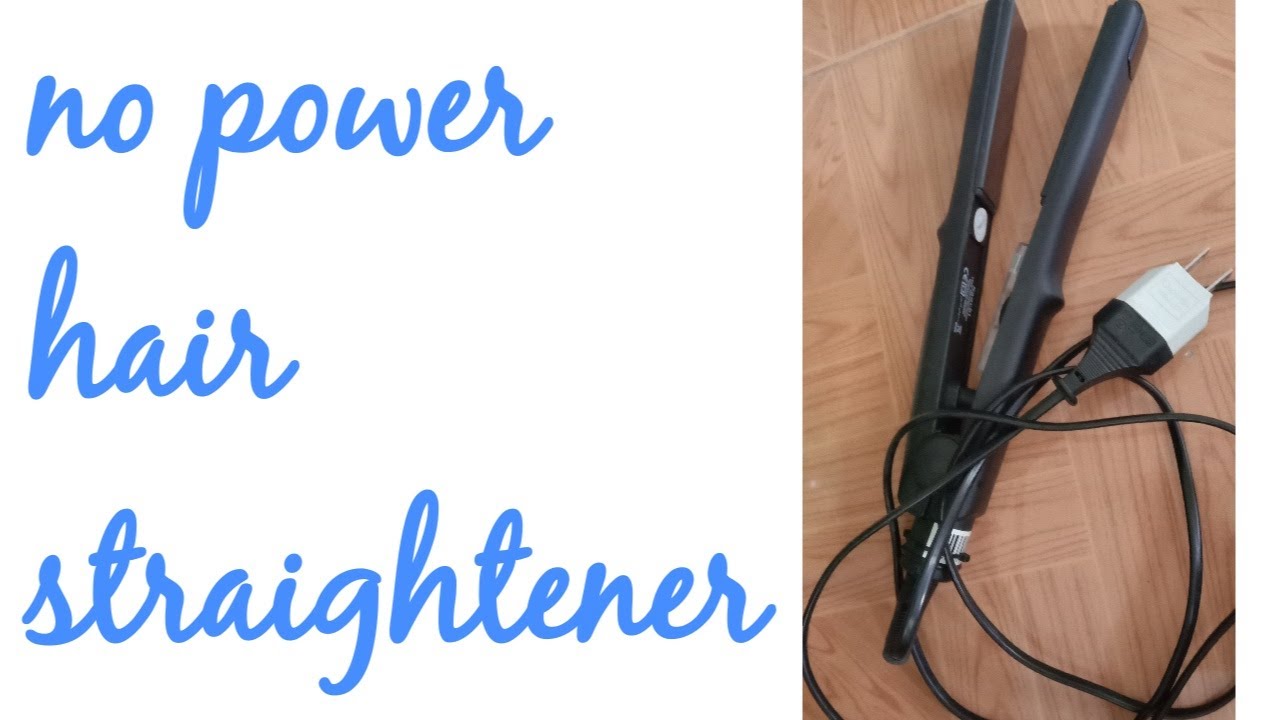 No power | hair straightener