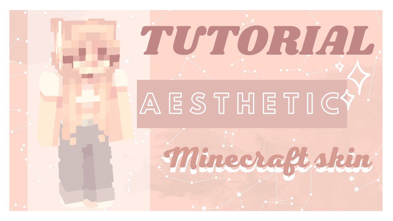 AESTHETIC Minecraft skin TUTORIAL | Speedpaint