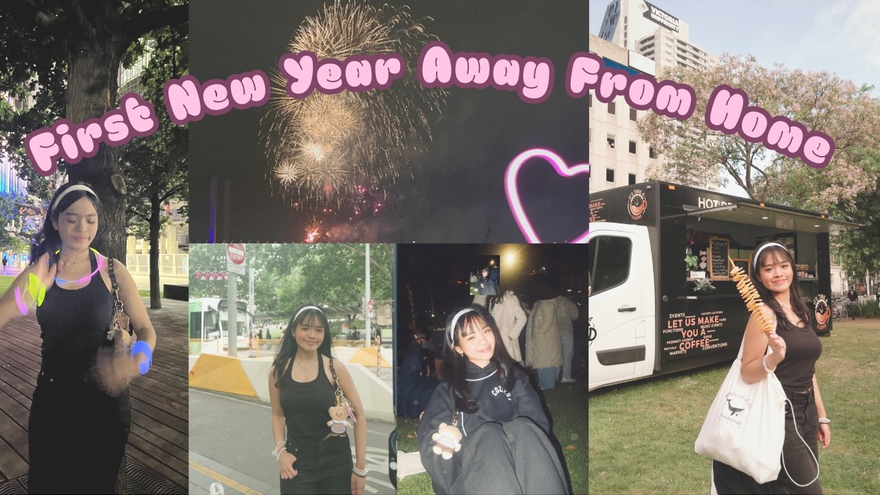 New Year 2026 in Melbourne as an international student 🇦🇺🌟🎉