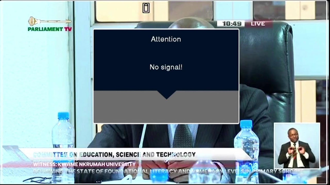 COMMITTEE ON EDUCATION, SCIENCE AND TECHNOLOGY.     WITNESS: KWAME NKRUMAH UNIVERSITY