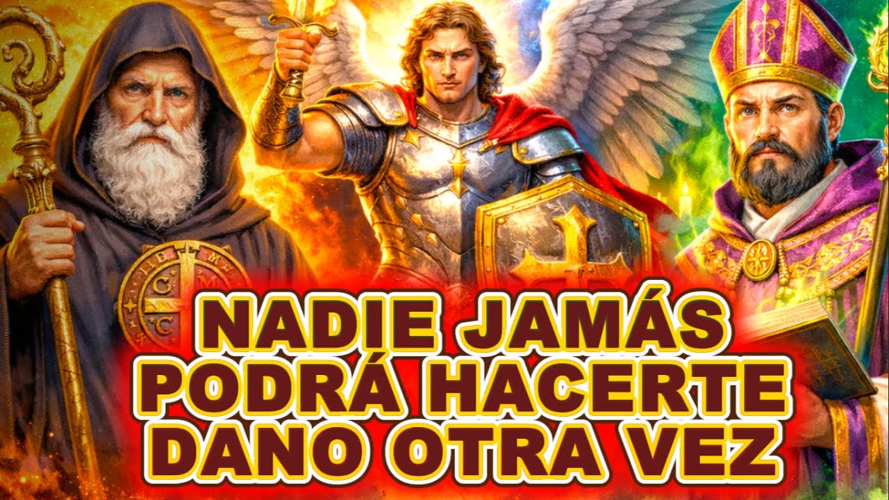 ♦️SAN BENITO, SAN MIGUEL Y SAN CIPRIANO, LA MÁS FUERTE PARA VOLTEAR MAGIAS Y DERROTAR ENEMIGOS!