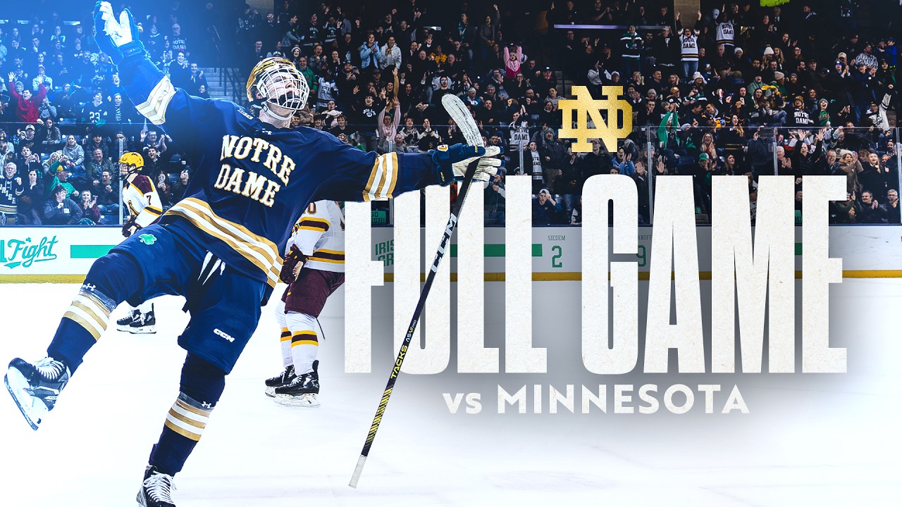 FULL GAME | Notre Dame Hockey vs No. 8 Minnesota (2.16.24)