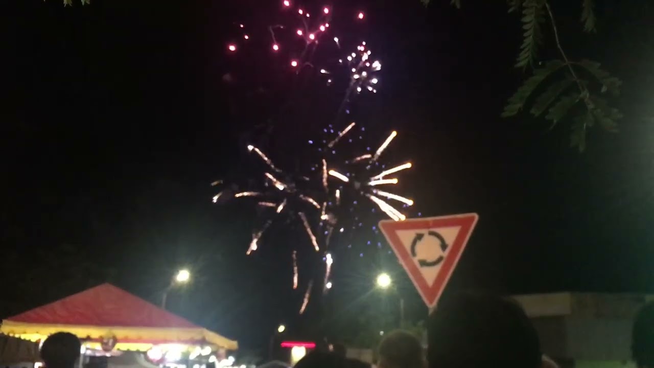 Fireworks Lunar New Year At Buckingham Ave In Springvale, VIC