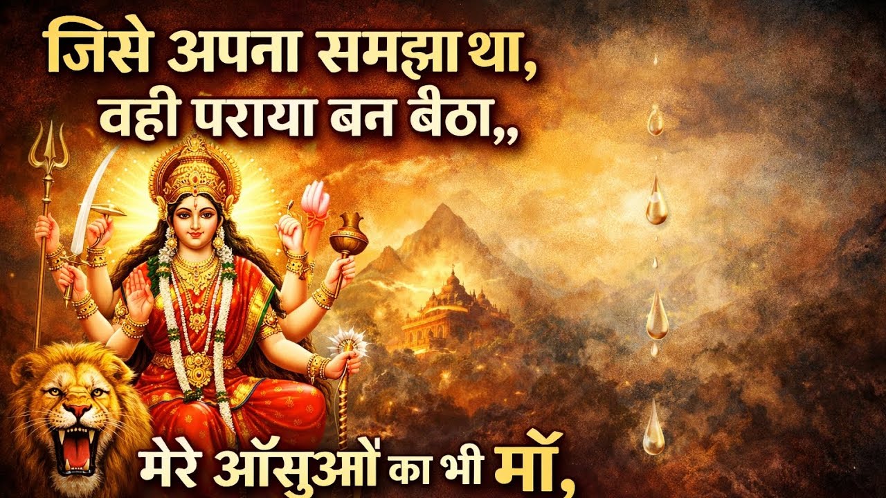 जिस का कोई न होता उसकी माता होती है।🌹“जो भी सच्चे मन से माँ को पुकारे, उसकी झोली कभी खाली नहीं रहती…