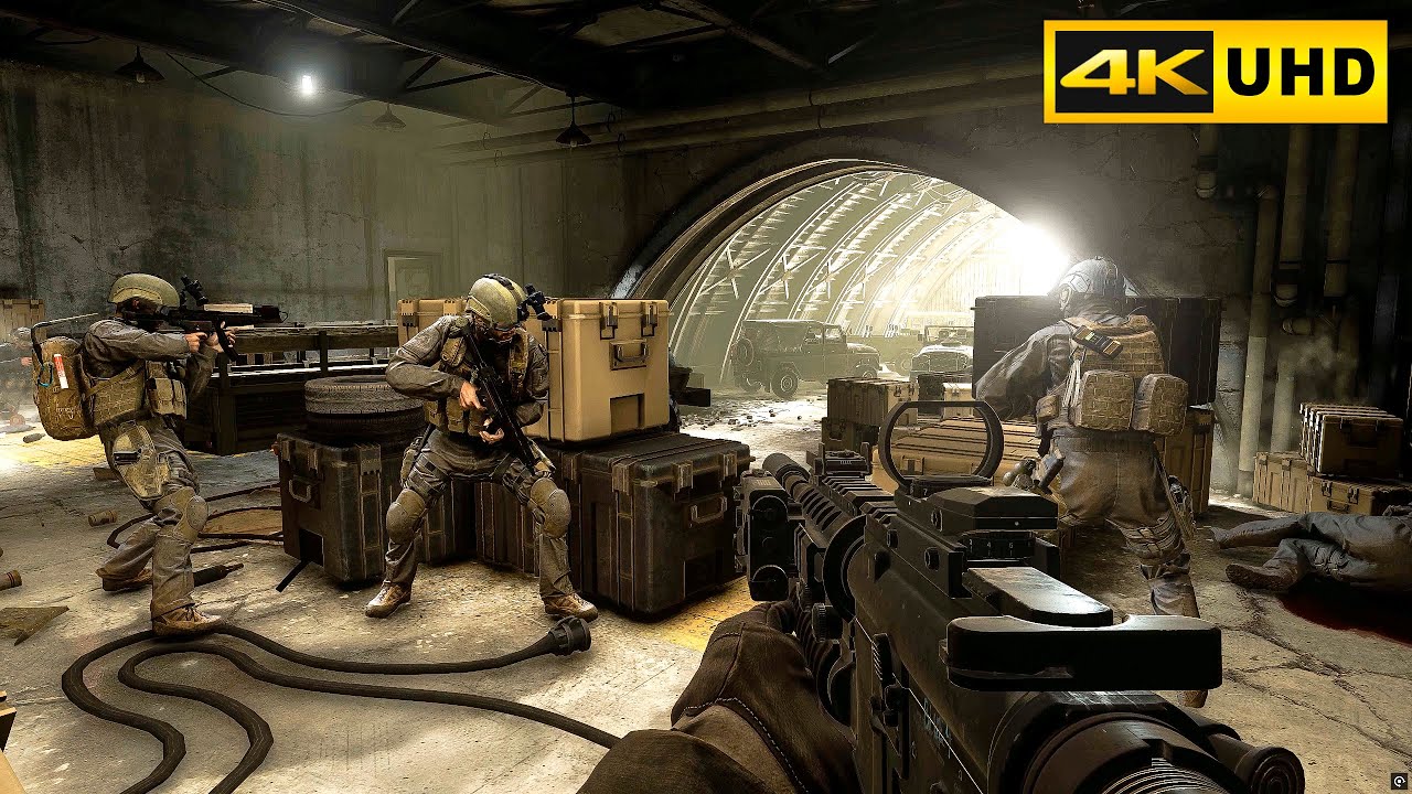No Fighting in the War Room - Call Of Duty 4 Modern Warfare | 4K Ultra Graphics Gameplay 60FPS