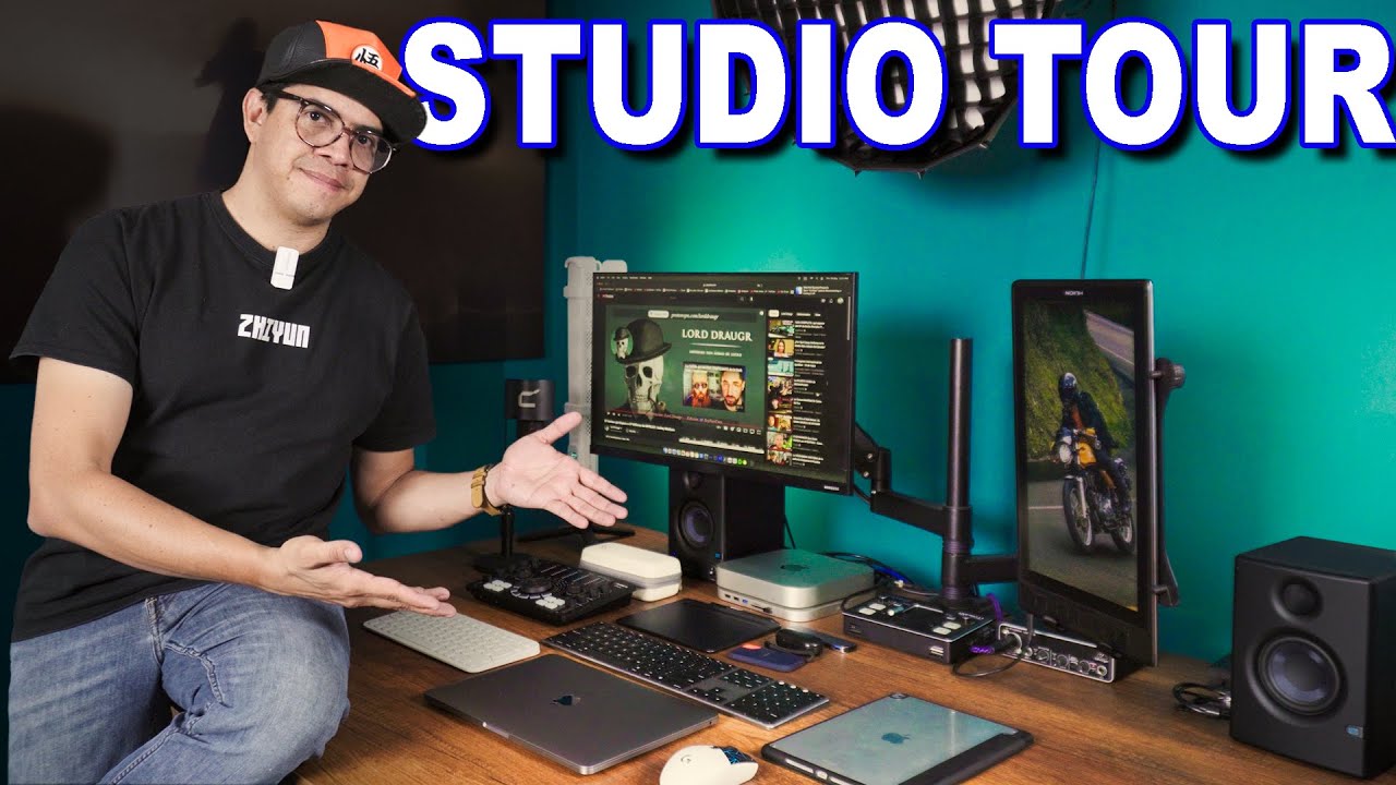 TOUR DE ESTUDIO! Aqu&iacute; trabajo mis fotos y videos!