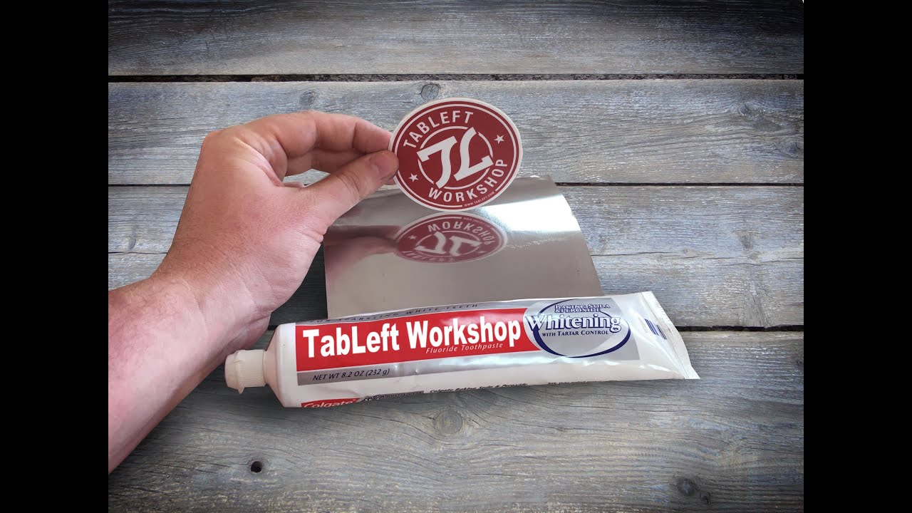 TIP: Polish metal with toothpaste