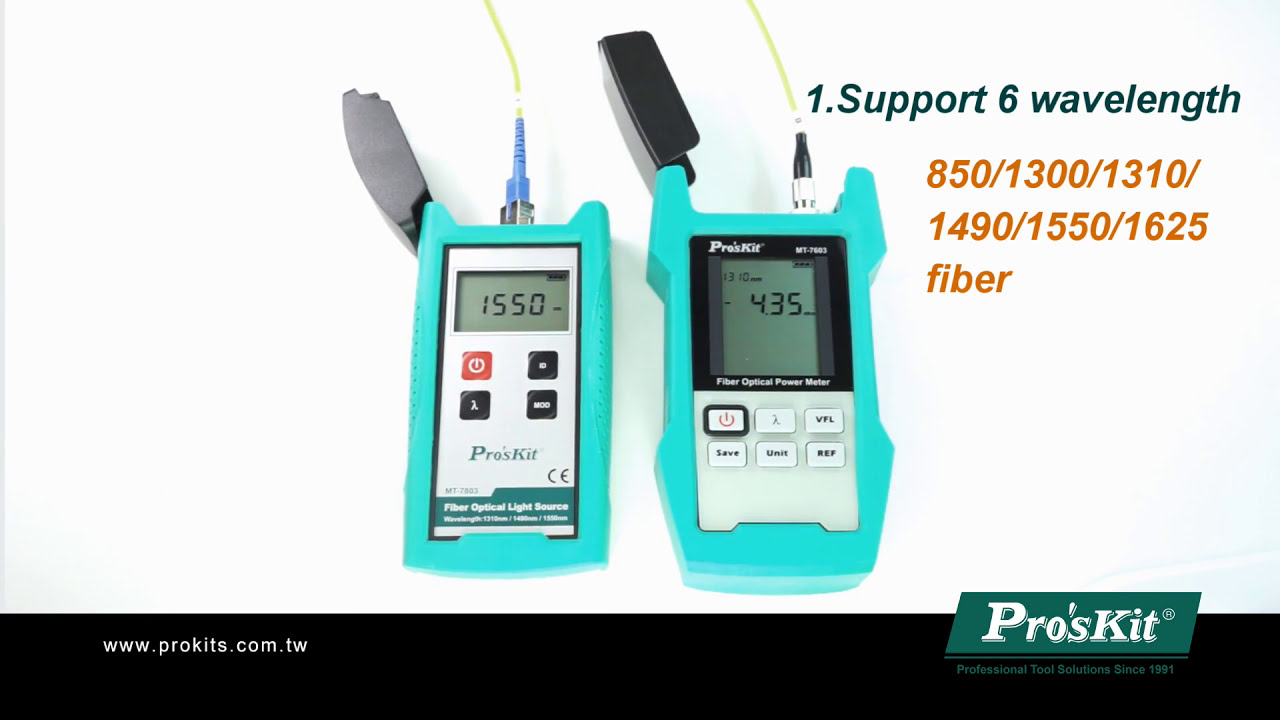 Pro'sKit MT 7603 Fiber Optical Power Meter