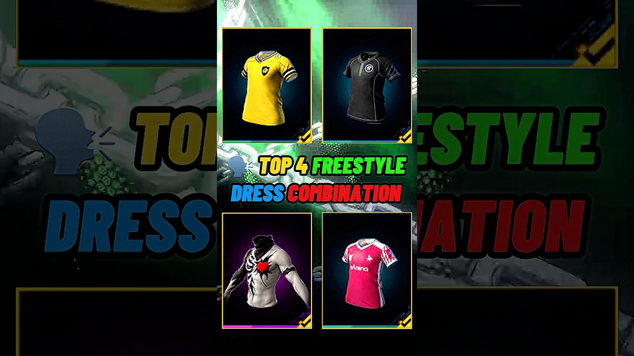 TOP 4 FREESTYLE DRESS COMBINATION 🔥💀