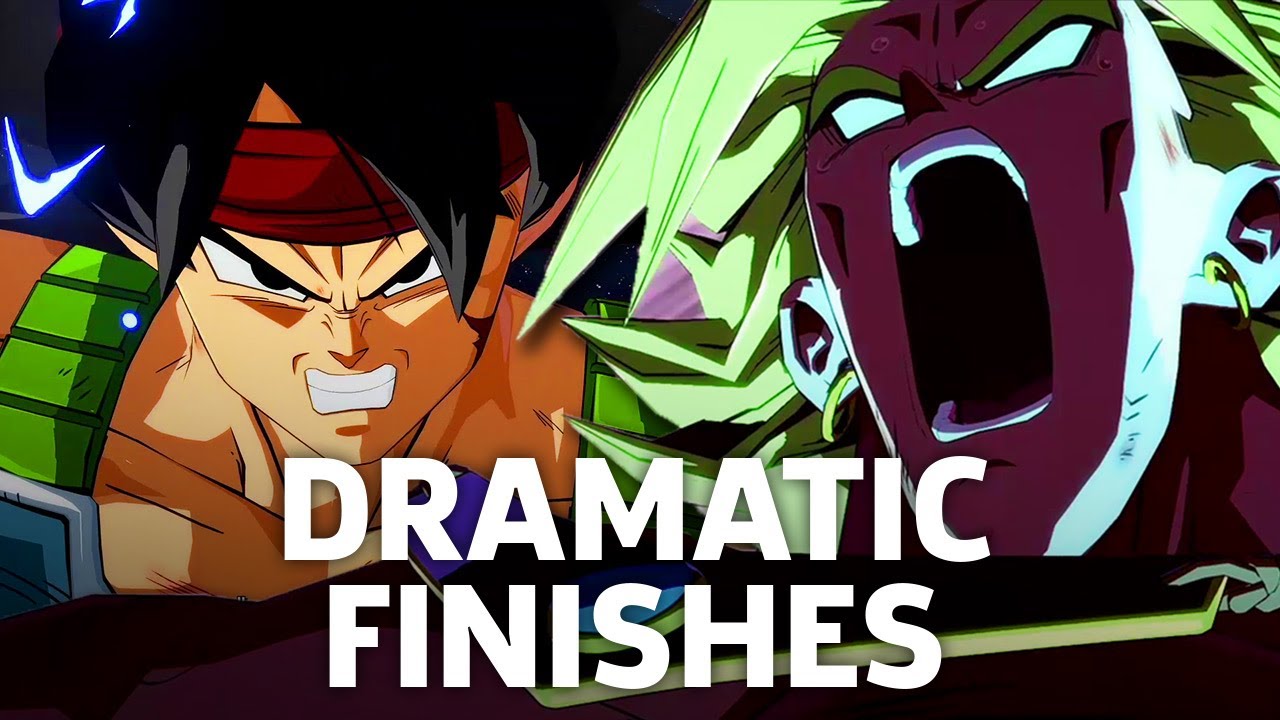Dragon Ball FighterZ Easter Eggs - Broly & Bardock Dramatic Finishes