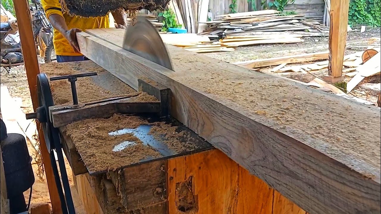 lurus super presisi || kayu jati bahan kusen