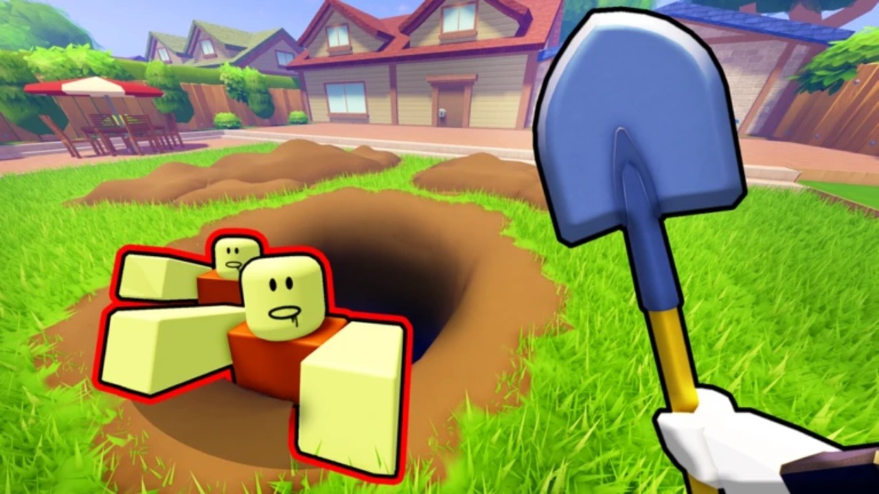 Нүх ухдаг тоглоом. | Dig the Backyard