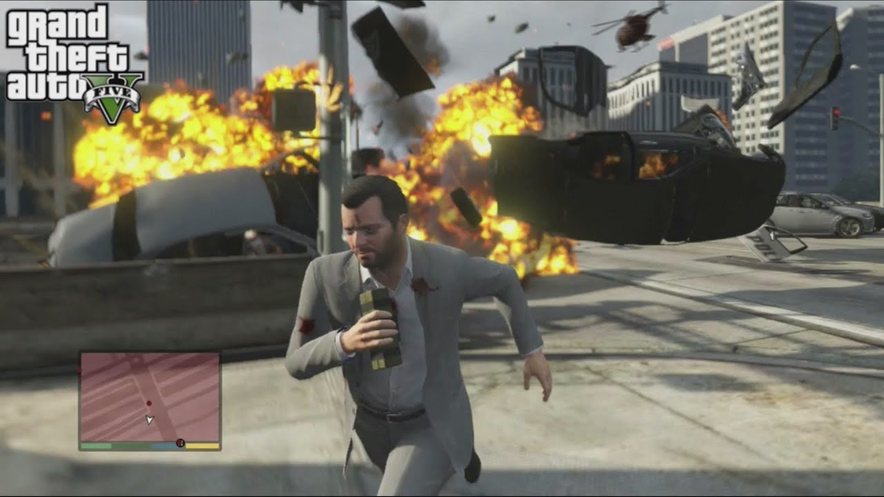 Grand Theft Auto V (PS3) Free-Roam Gameplay #5