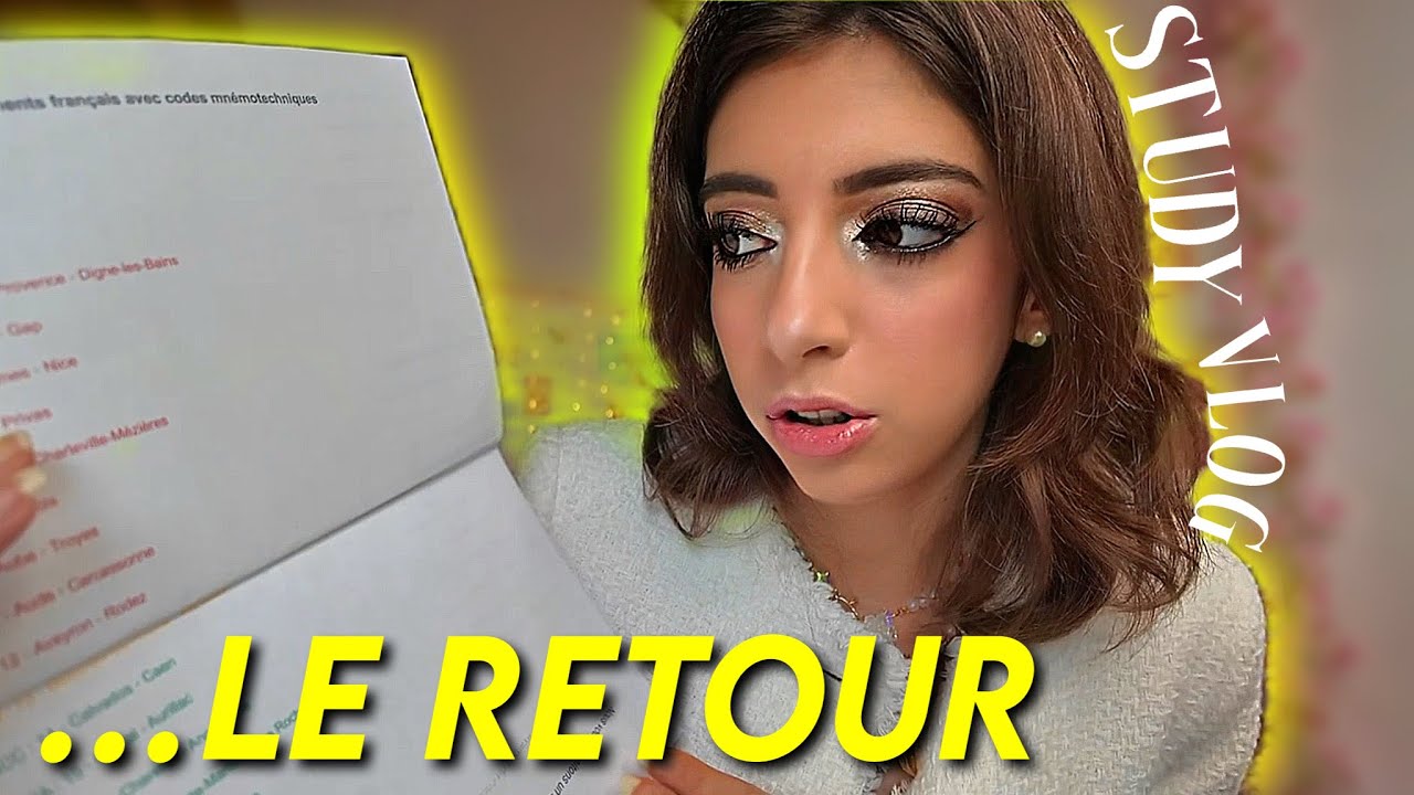 JE RETOURNE À L’ÉCOLE ? 👩‍🏫 *study vlog, oui oui…*
