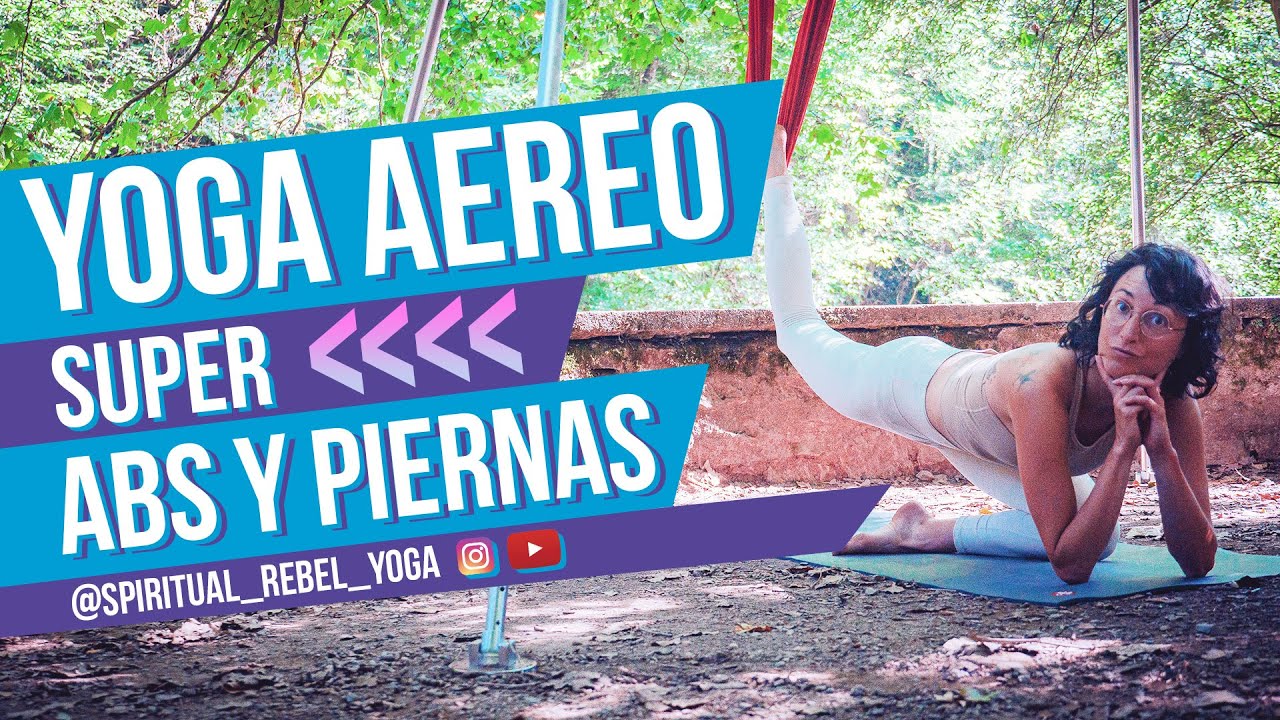 YOGA AÉREO💖 PARA PRINCIPIANTES- CLASE DE YOGA AÉREO FÁCIL😁 ABDOMINALES Y BRAZOS