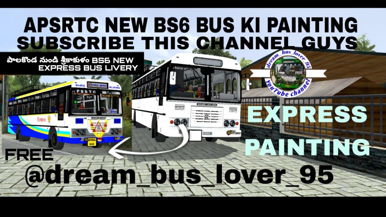 APSRTC PAINTING COMPLETED పాలకొండ నుండి శ్రీకాకుళం NEW BS6 EXPRESS BUS READY   DESCRIPTION 🔗👇👇👇👇👇👇👇