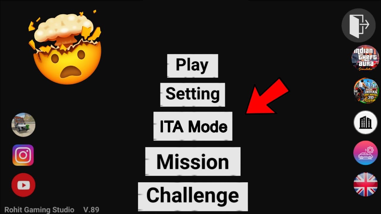ITA Mode😱 Indian Bikes Driving 3D🥰 New ITA City + New House🤯 Rgs Tool Secret New Cheat Code Update🤩