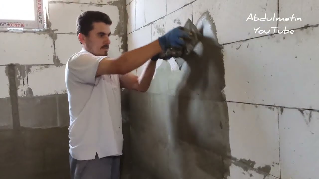 Gaz Beton Üzerine Sıva Yapmak, Ytong duvar üzerine sıva Uygulaması.