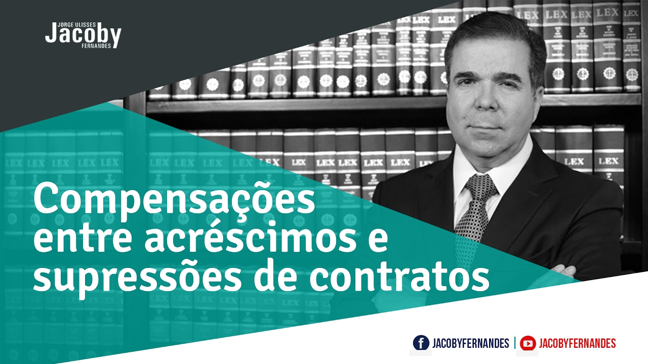 Compensações entre acréscimos e supressões de contratos