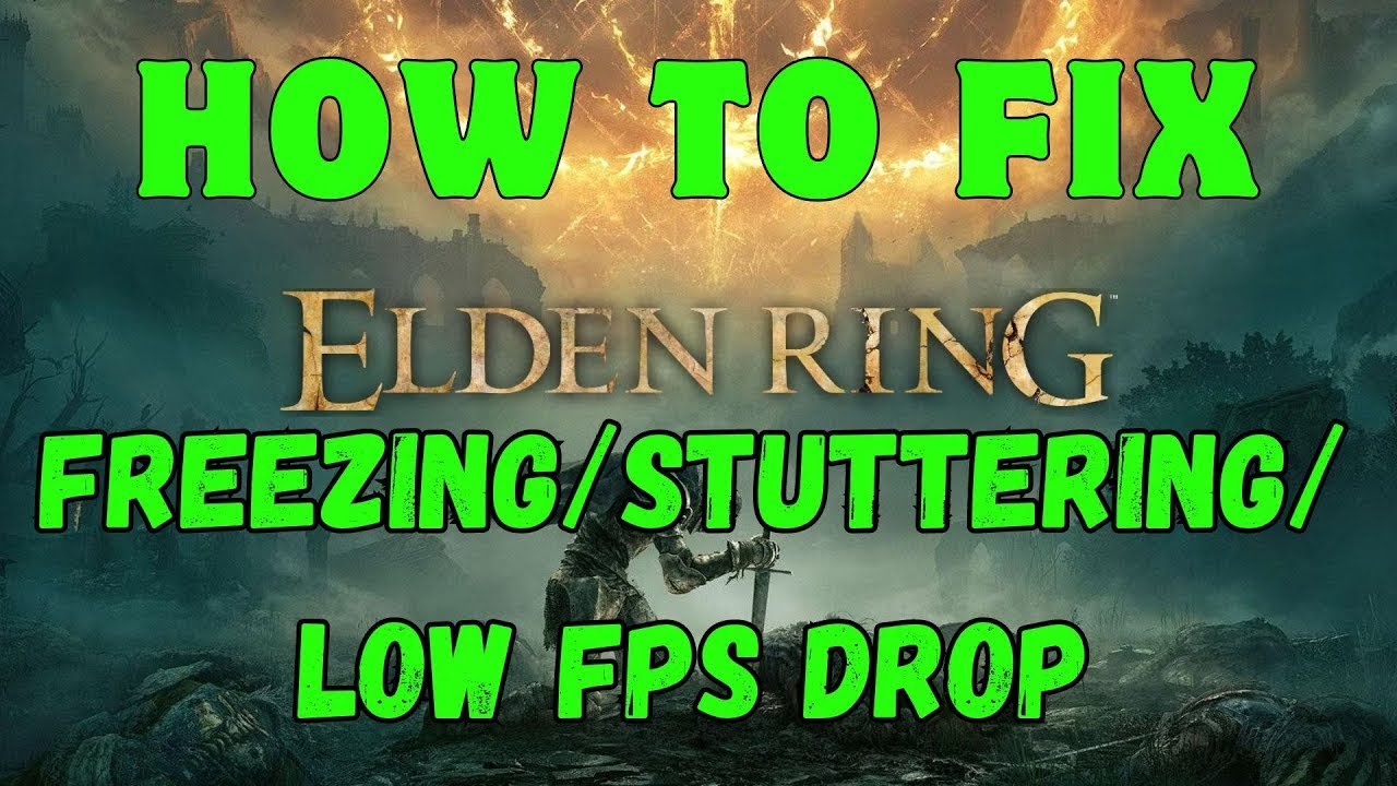 Elden Ring Shadow Of The Erdtree STUTTERING FIX!!! (fast/no install)