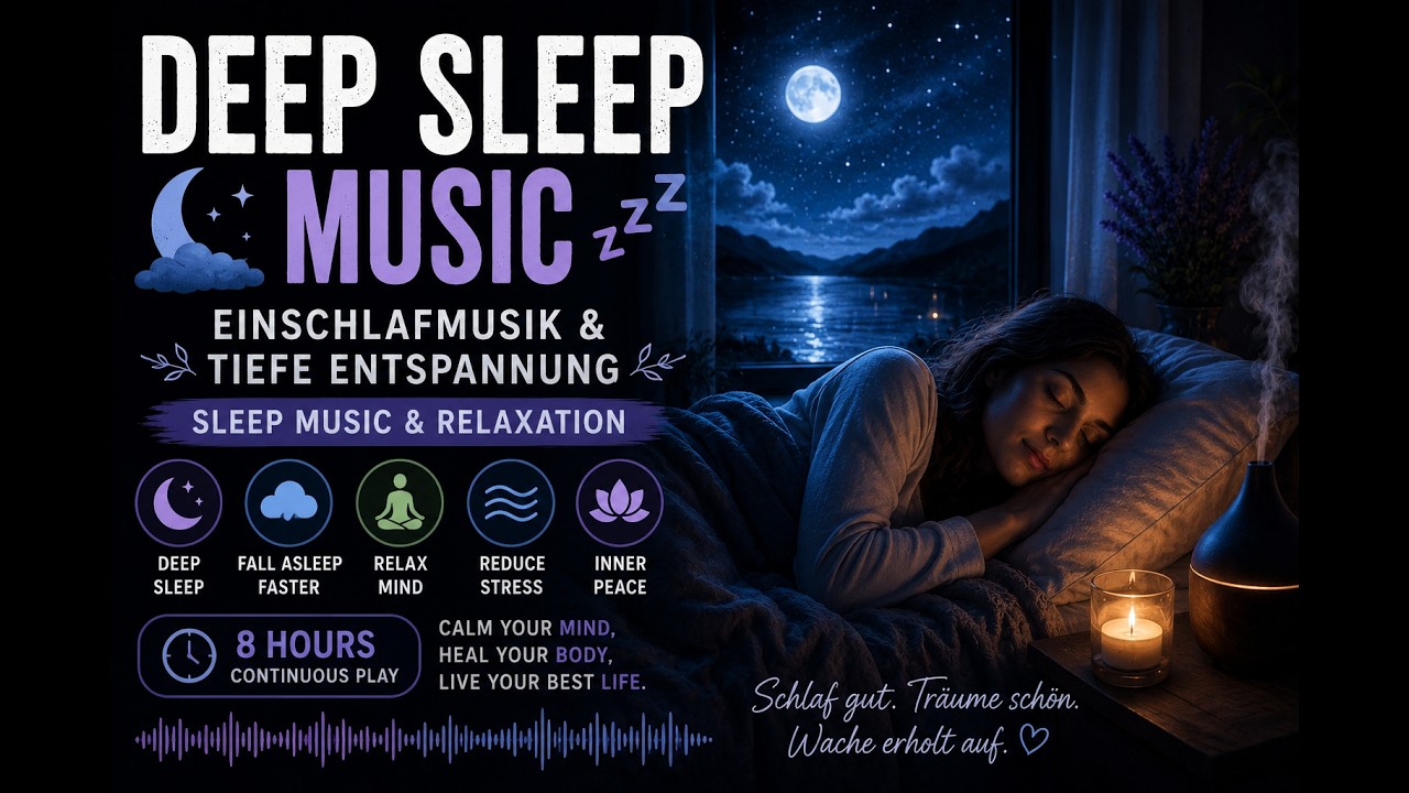 Deep Sleep Music 💤 | Einschlafmusik & Tiefe Entspannung | Sleep Music & Relaxation