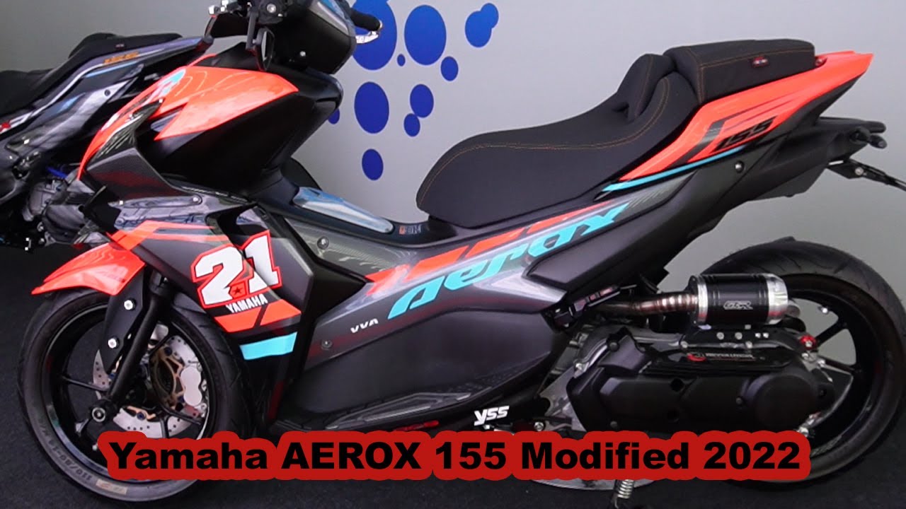 Yamaha Aerox 155 2022 fully modified Walkaround
